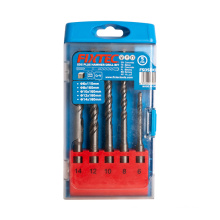 FIXTEC Hand Tools 6x110mm 5pcs SDS+ High Quality Hammer Drill Bit Set